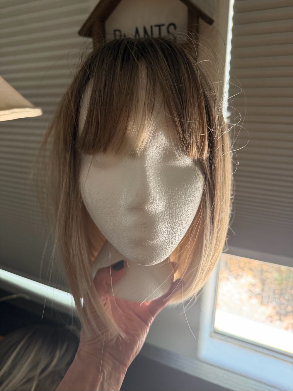 Women’s Straight Bang Bob Wig in Light Brown